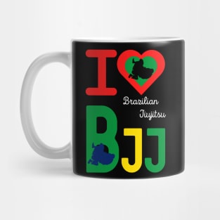 I heart BJJ / I love BJJ Mug